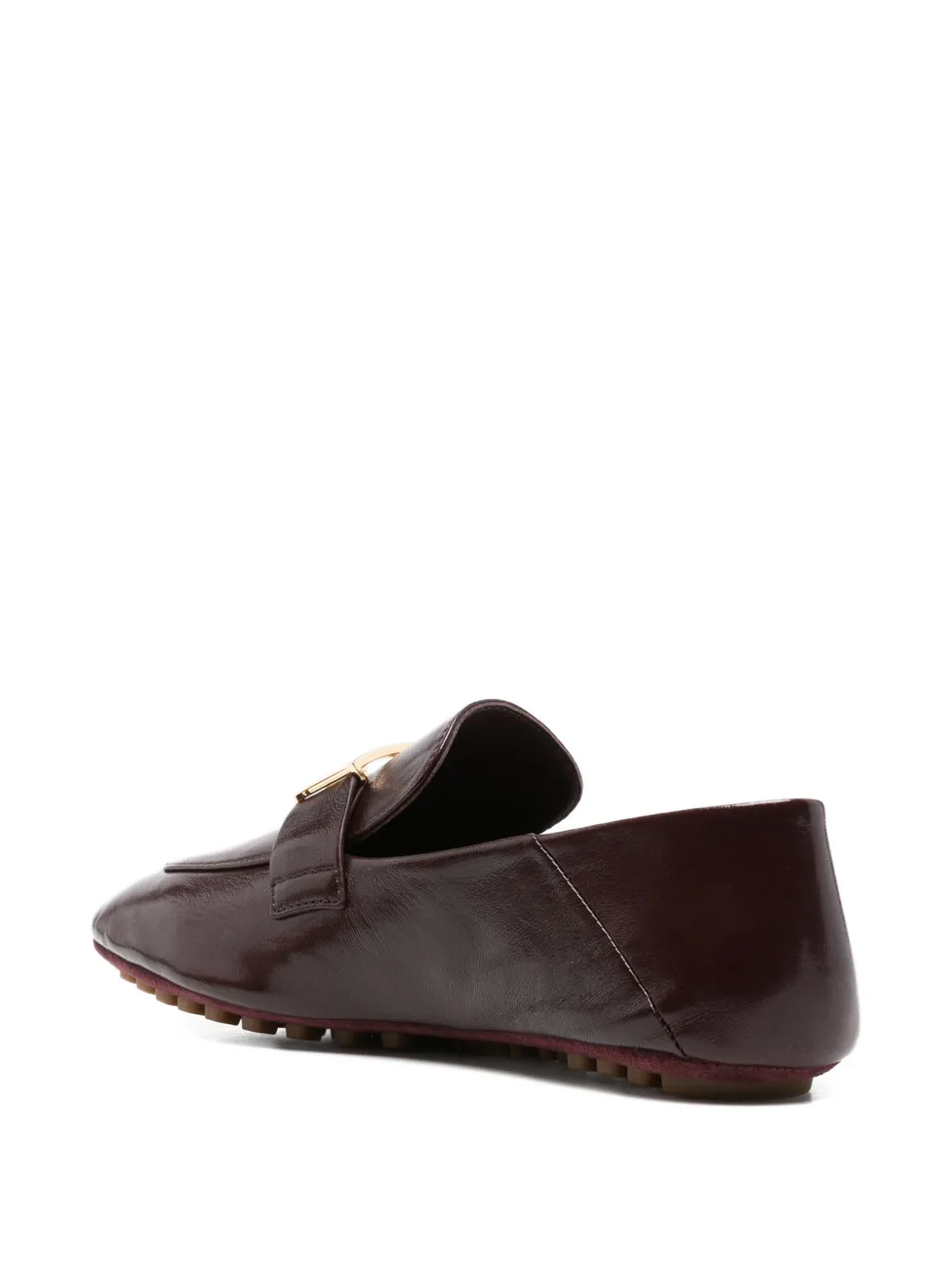 FENDI Loafers met gesp Bruin