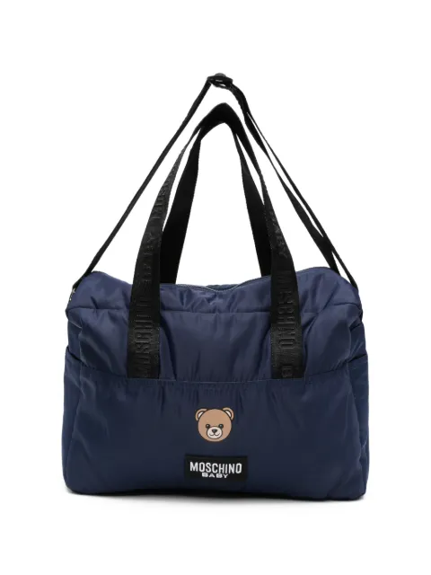 Moschino Kids logo-print changing bag