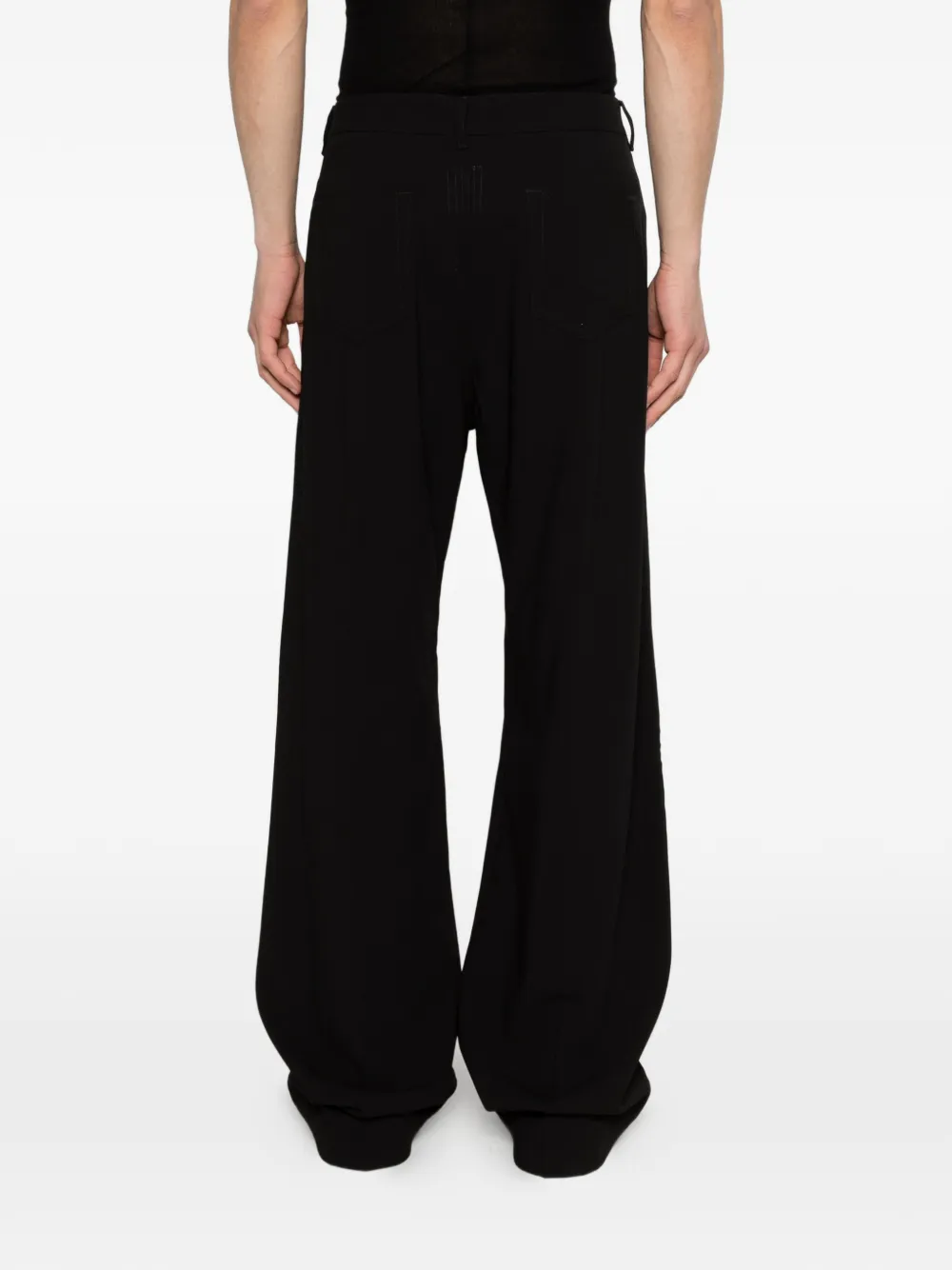 Rick Owens Geth broek met knoopsluiting Zwart