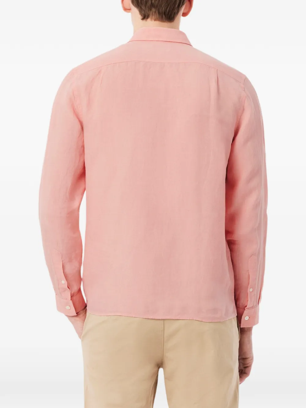  Lacoste Buttoned Pocket Shirt - Pink 