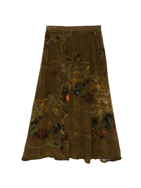 YAVI floral print skirt