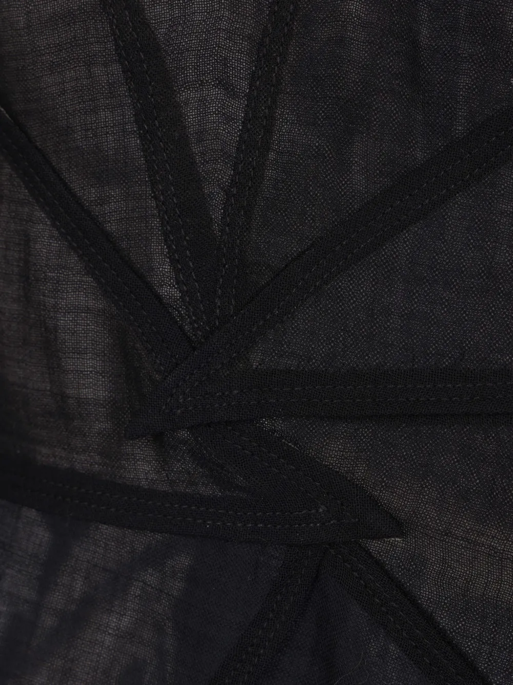  Yehuafan Button Geometric Jacket - Black 