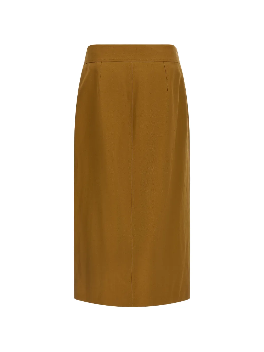  Alberto Biani Wrap Asymmetric-closure Midi Skirt - Brown 