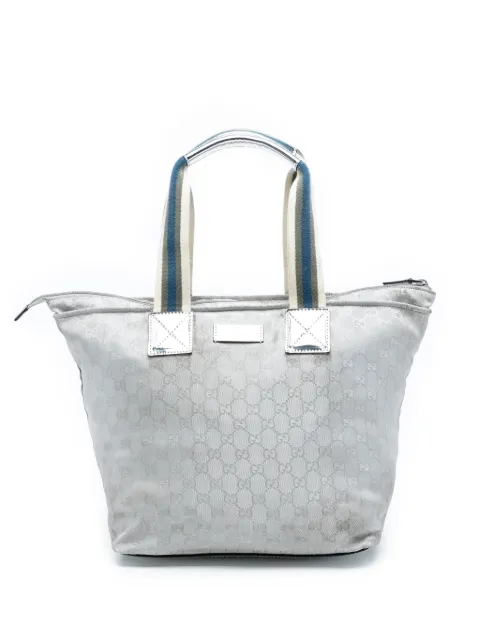 Gucci Pre-Owned 2016-2025 GG Web canvas shopper