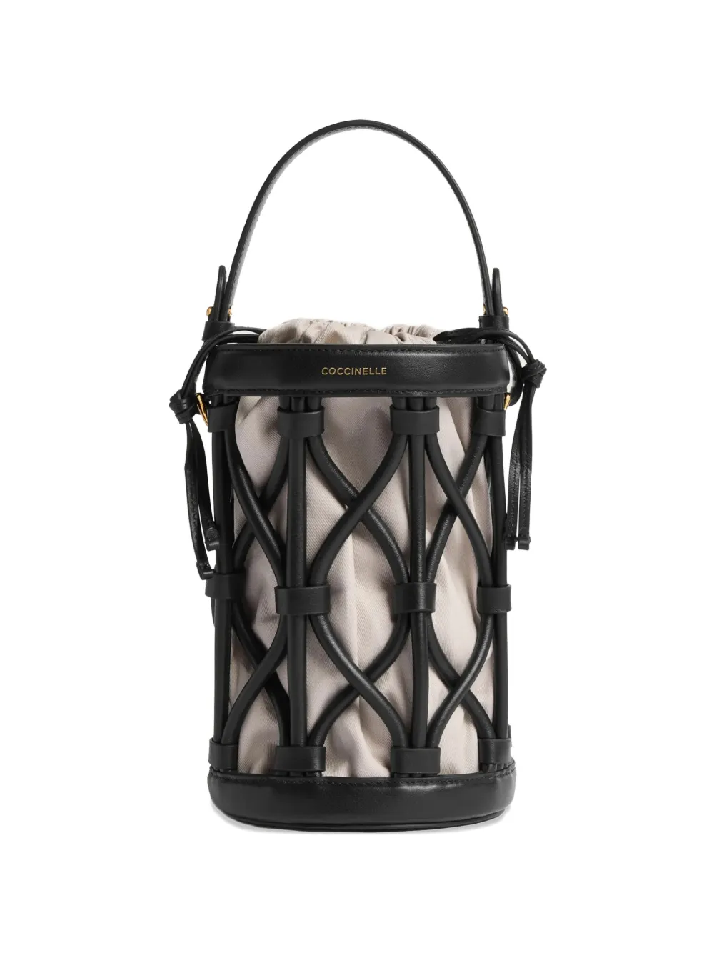Coccinelle small Koi bucket bag - Nero