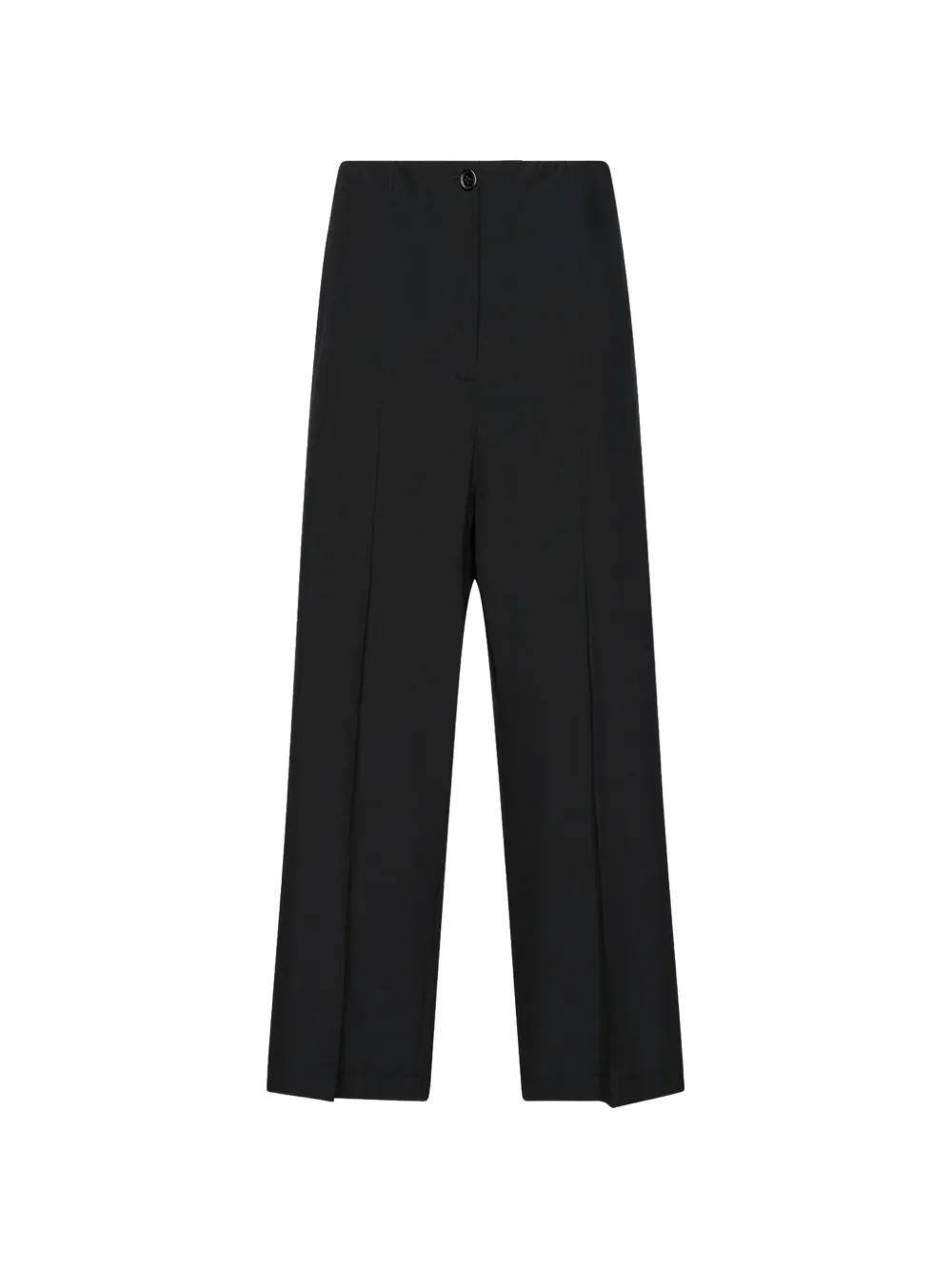 ELENA MIRO` pressed-crease wide-leg trousers - Nero