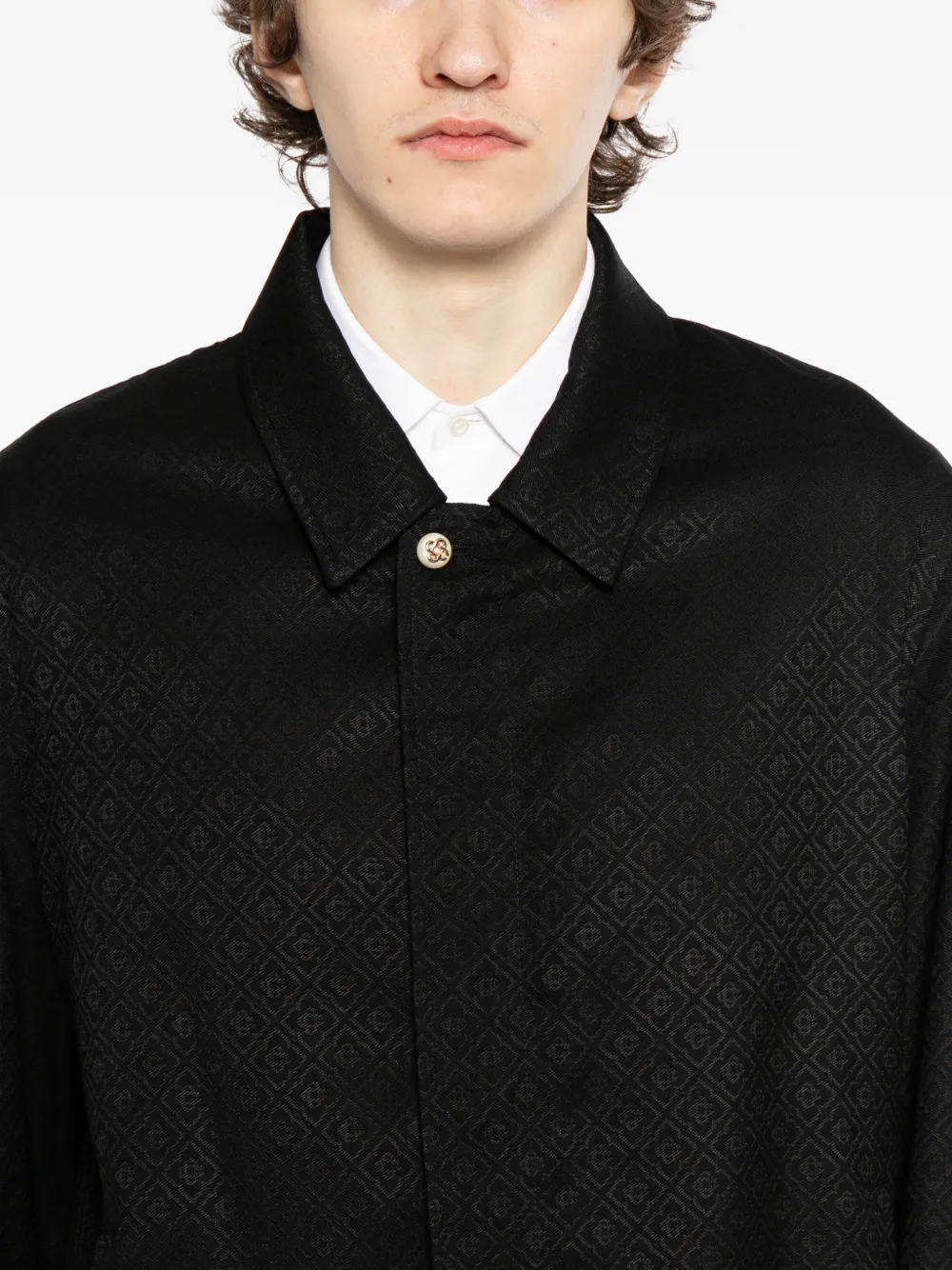 Casablanca Jack met monogram Zwart