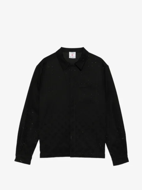 Casablanca crystal embellishment shirt