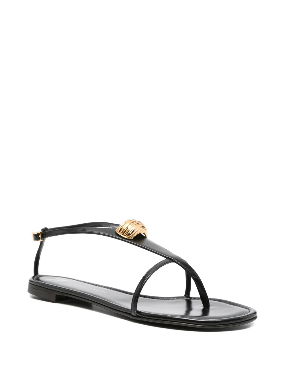 Giuseppe Zanotti hardware-embellished sandals Zwart