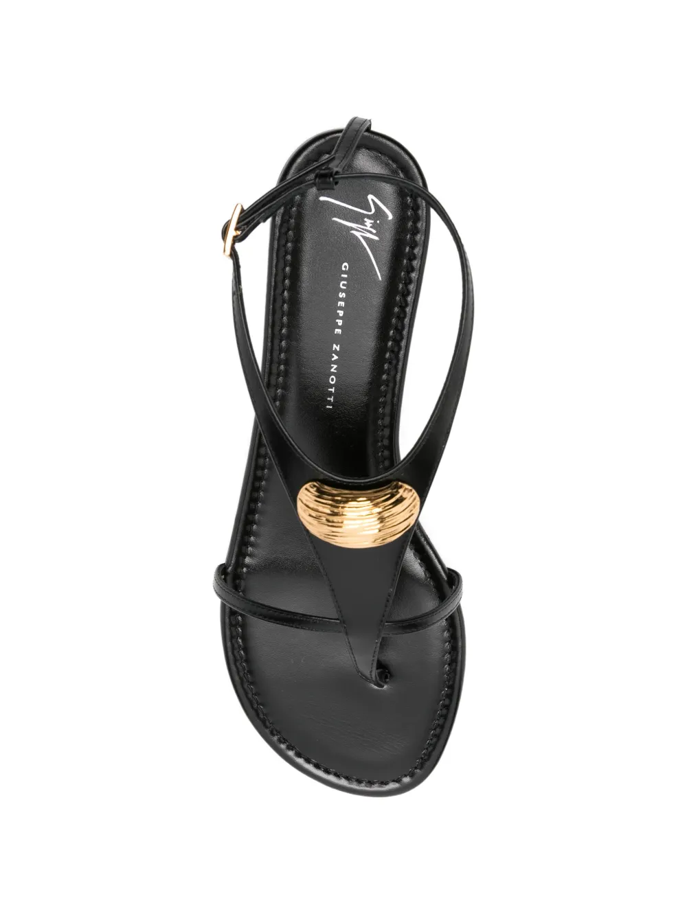 Giuseppe Zanotti hardware-embellished sandals Zwart