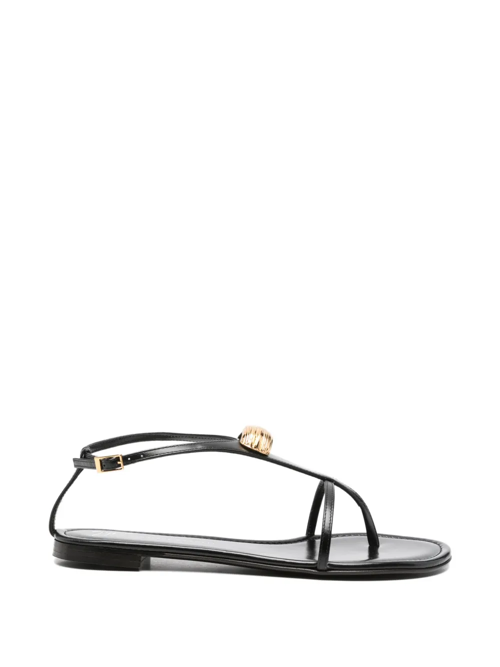 Giuseppe Zanotti hardware-embellished sandals Zwart
