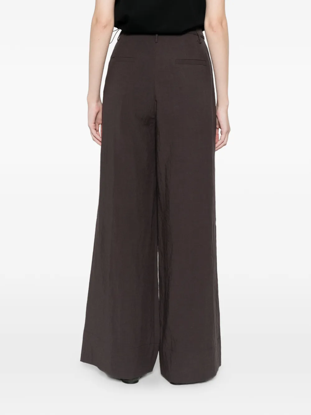 Eleh Malva broek met gestrikte taille Bruin