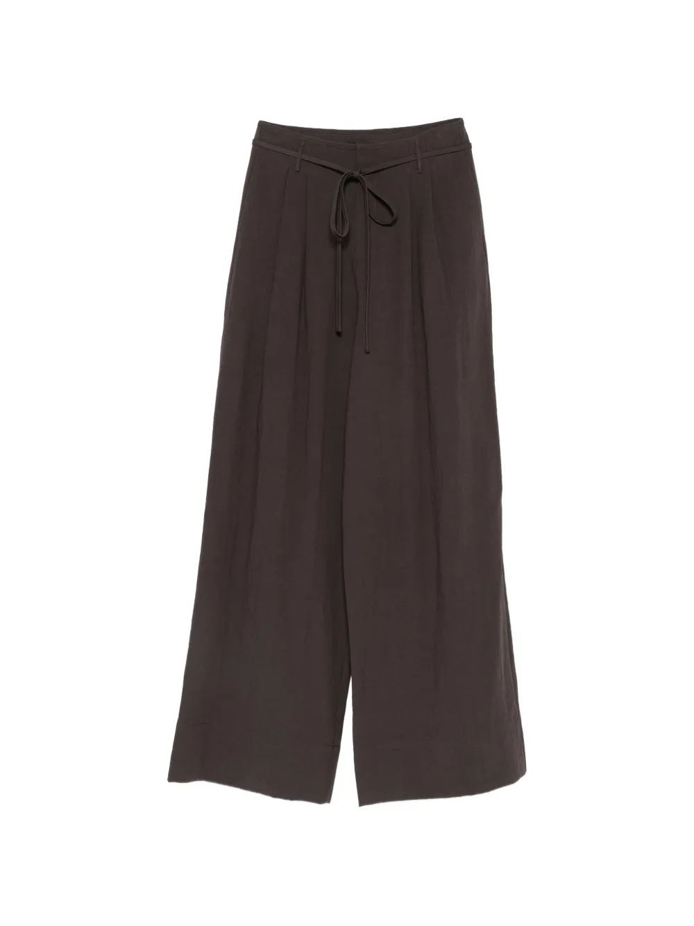 Eleh Malva tie waist trousers - Marrone