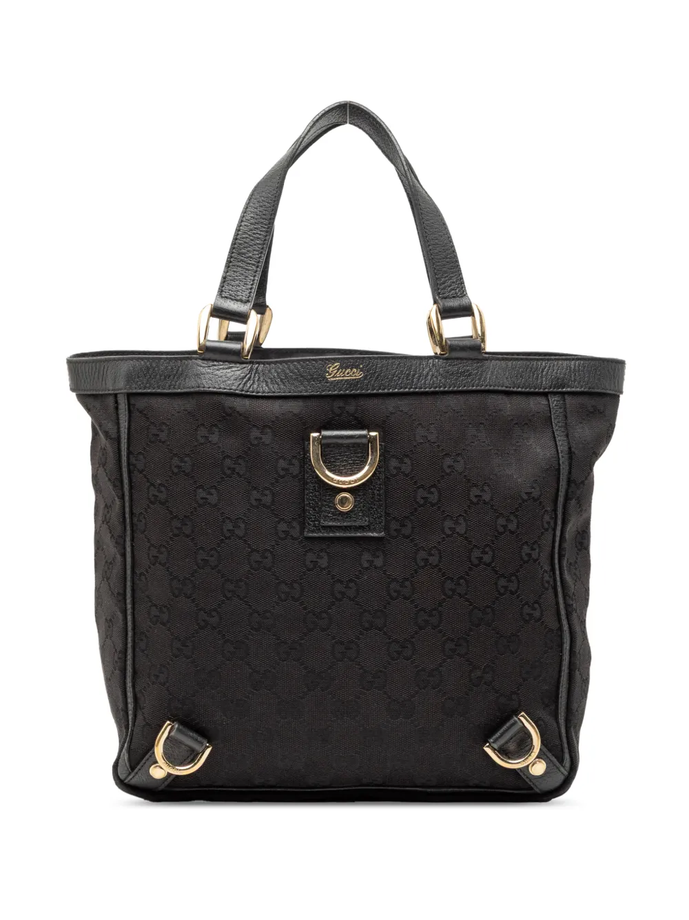 Gucci Pre-Owned 2000-2015 GG Canvas Abbey D Ring tote bag - Nero