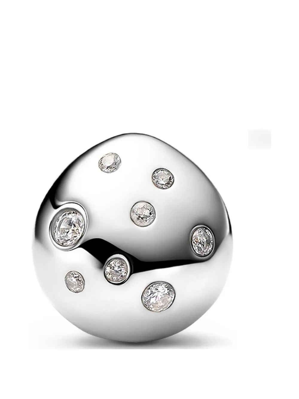 Maria Black Flynn Popcorn Huggie earrings - Argento