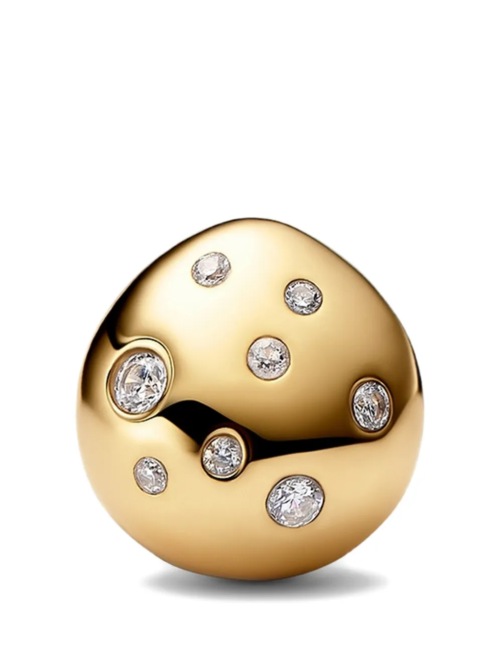 Maria Black Flynn Popcorn Huggie earrings - Gold