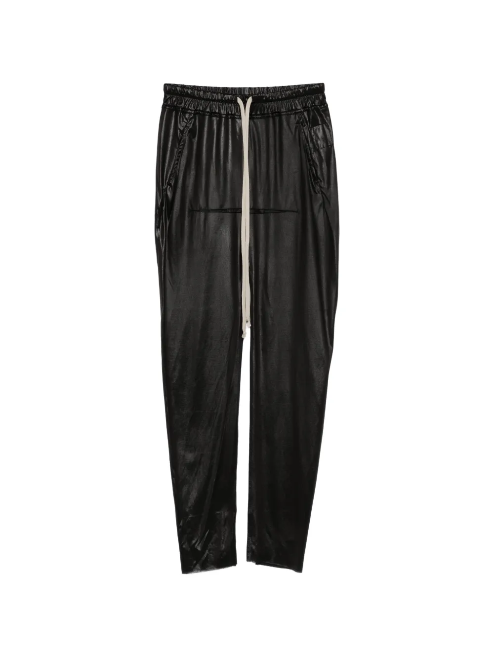 Rick Owens DRKSHDW sliced drawstring maxi skirt - Nero