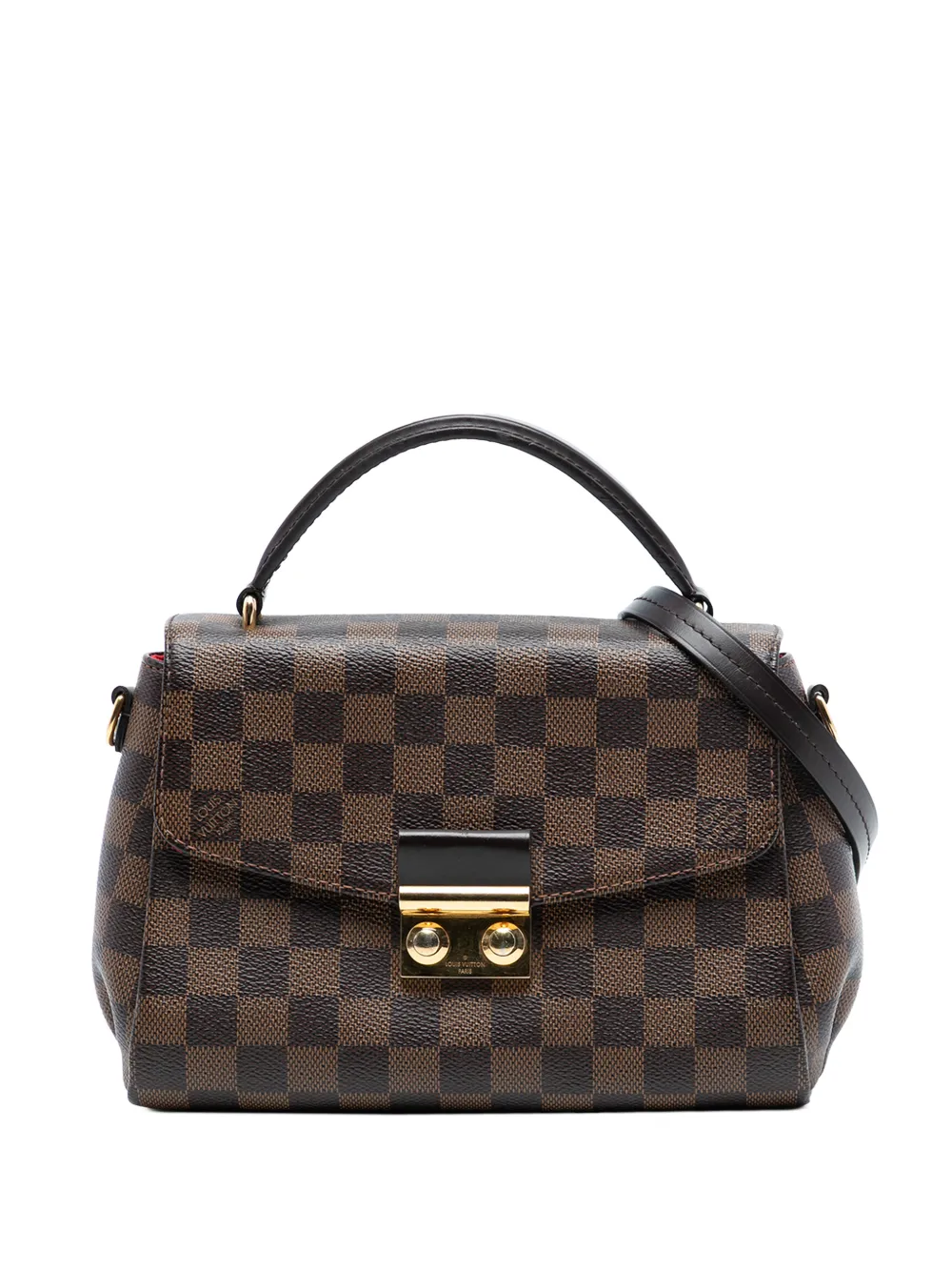 Louis Vuitton Pre-Owned 2017 Damier Ebene Croisette satchel - Marrone