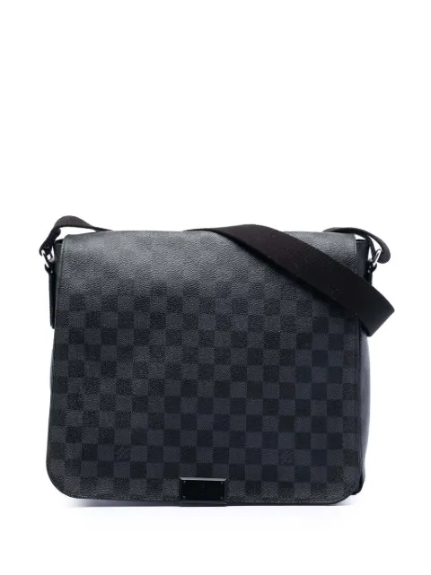 Louis Vuitton Pre-Owned 2013 Damier Graphite District MM Umhängetasche
