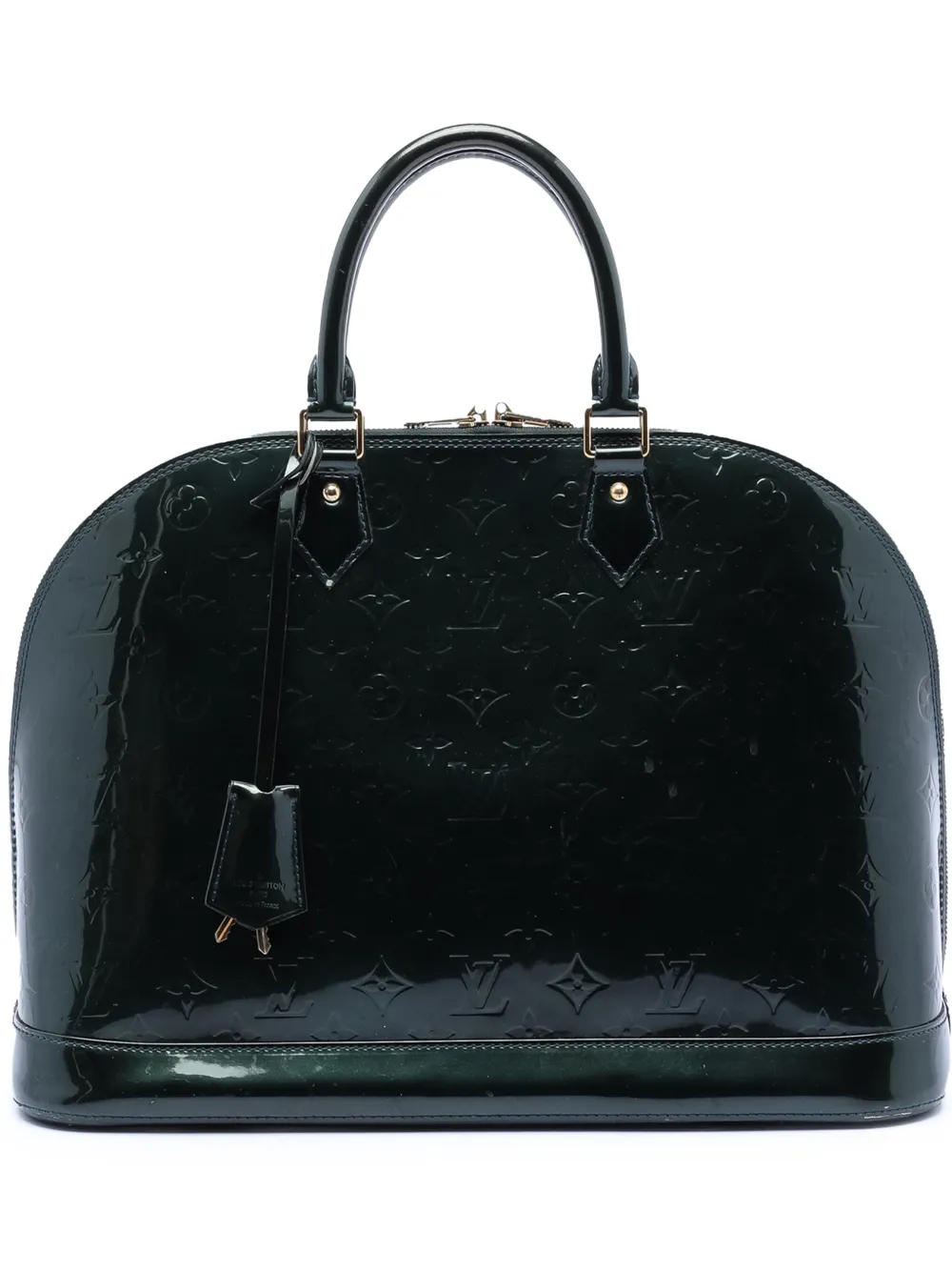 Louis Vuitton Pre-Owned 2010 Monogram Vernis Alma GM handbag - Verde