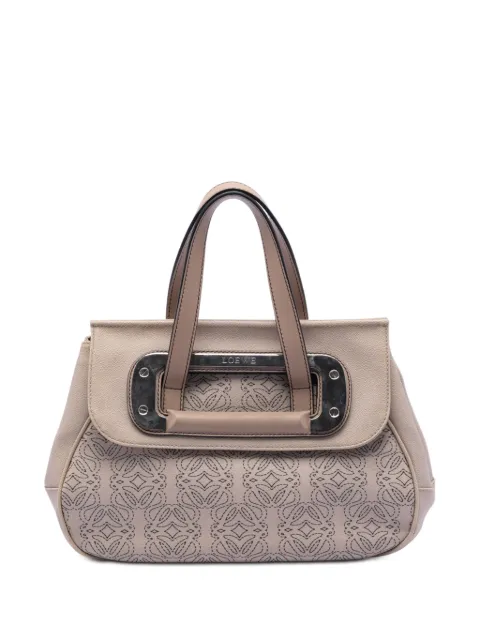 Loewe Pre-Owned 2008 Anagram Coated Canvas Kite satchel