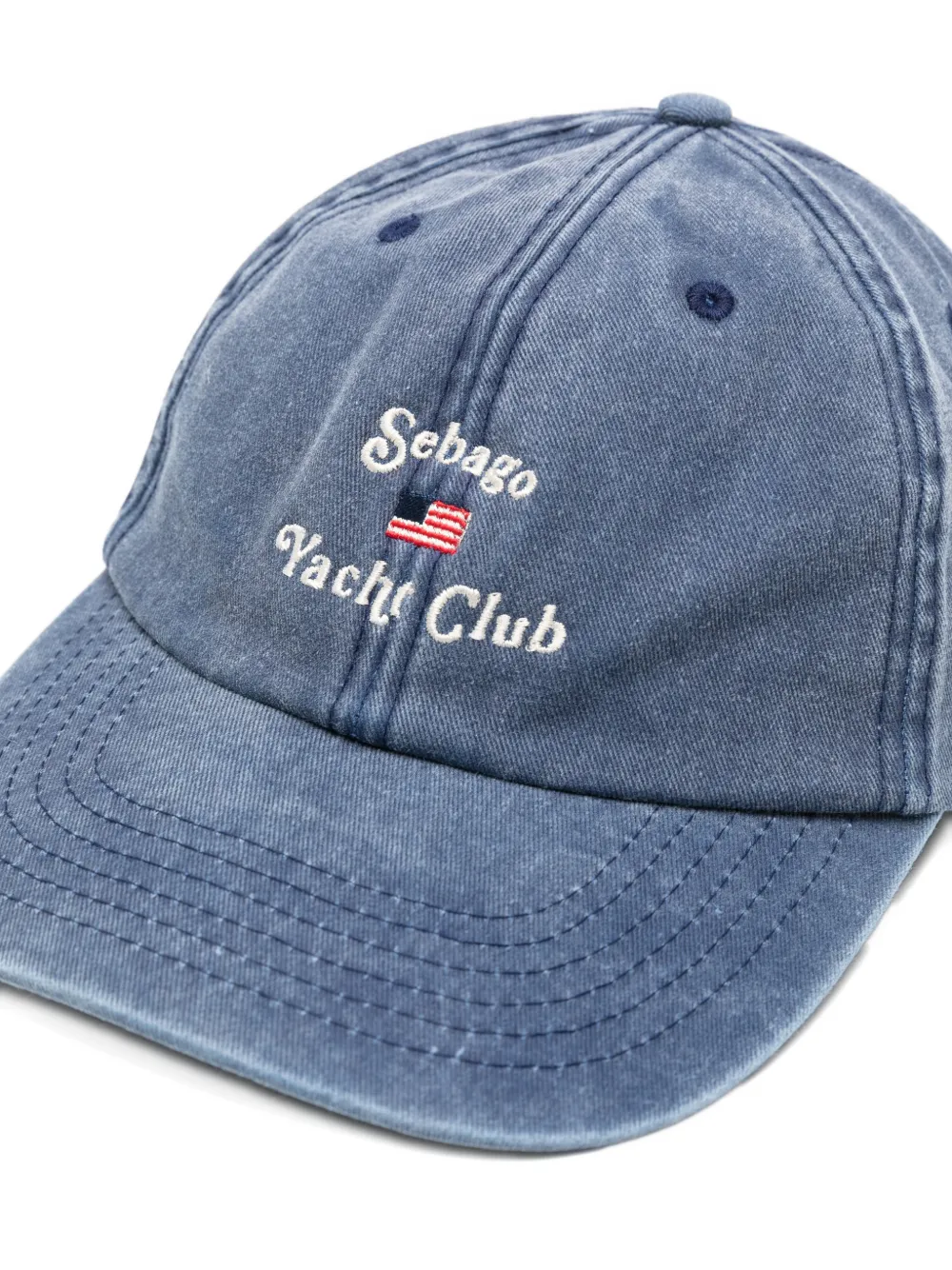  Sebago Connor Sebago Yatch Club Embroidered Cap - Blue 