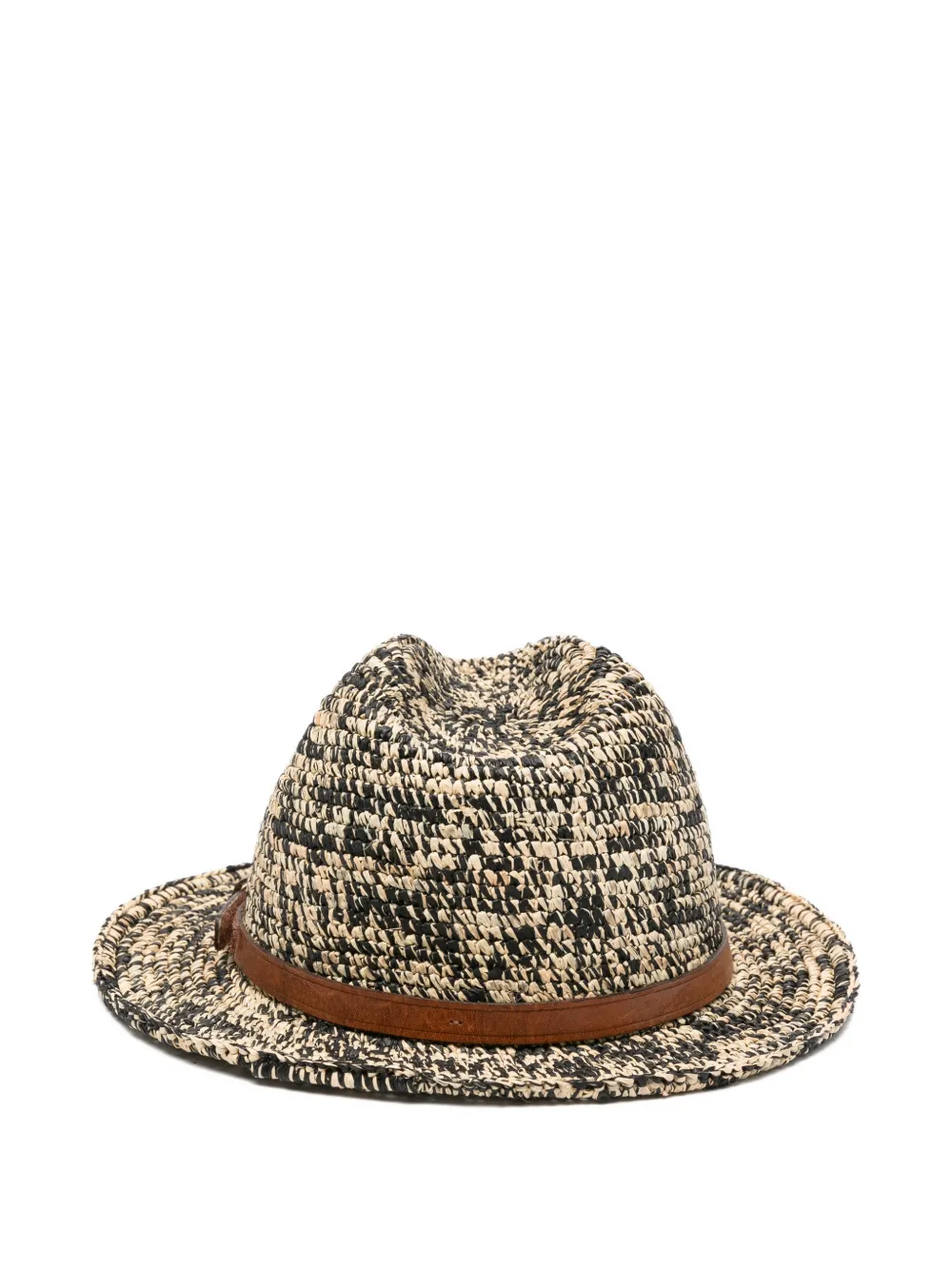  Ibeliv Two-tone Raffia Hat - Neutrals 