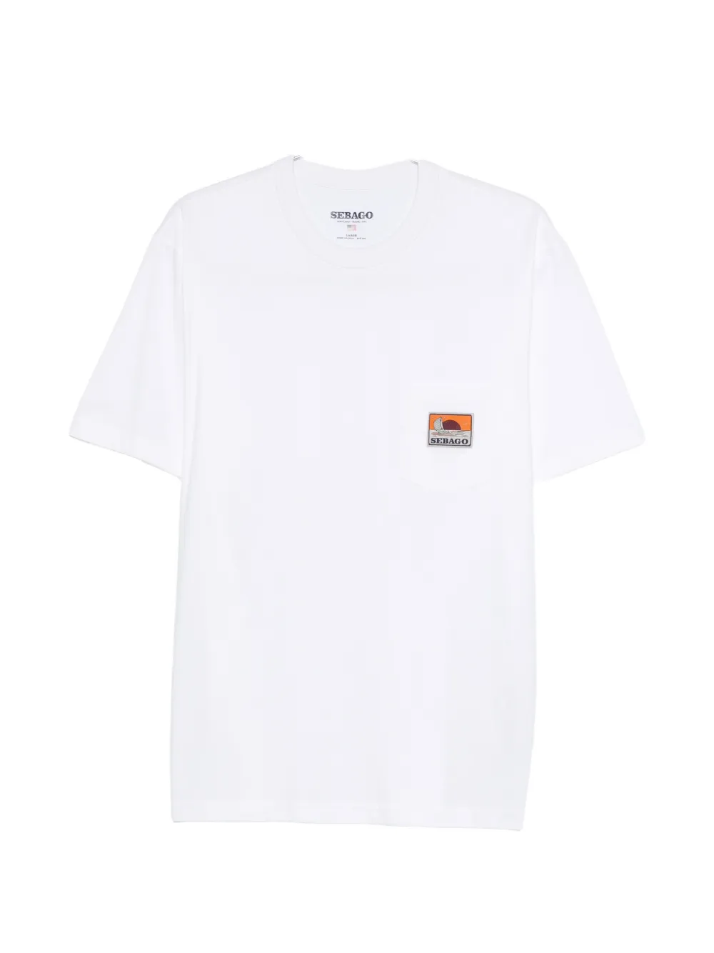 Sebago Rockycoast Chest-pocket T-shirt In White