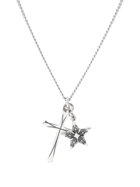 Emanuele Bicocchi Cross star-pendant necklace