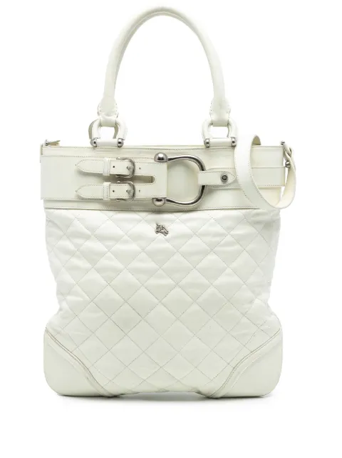 Burberry Pre-Owned 2000-2017 Quilted Leather Hillgate Convertible Tote satchel
