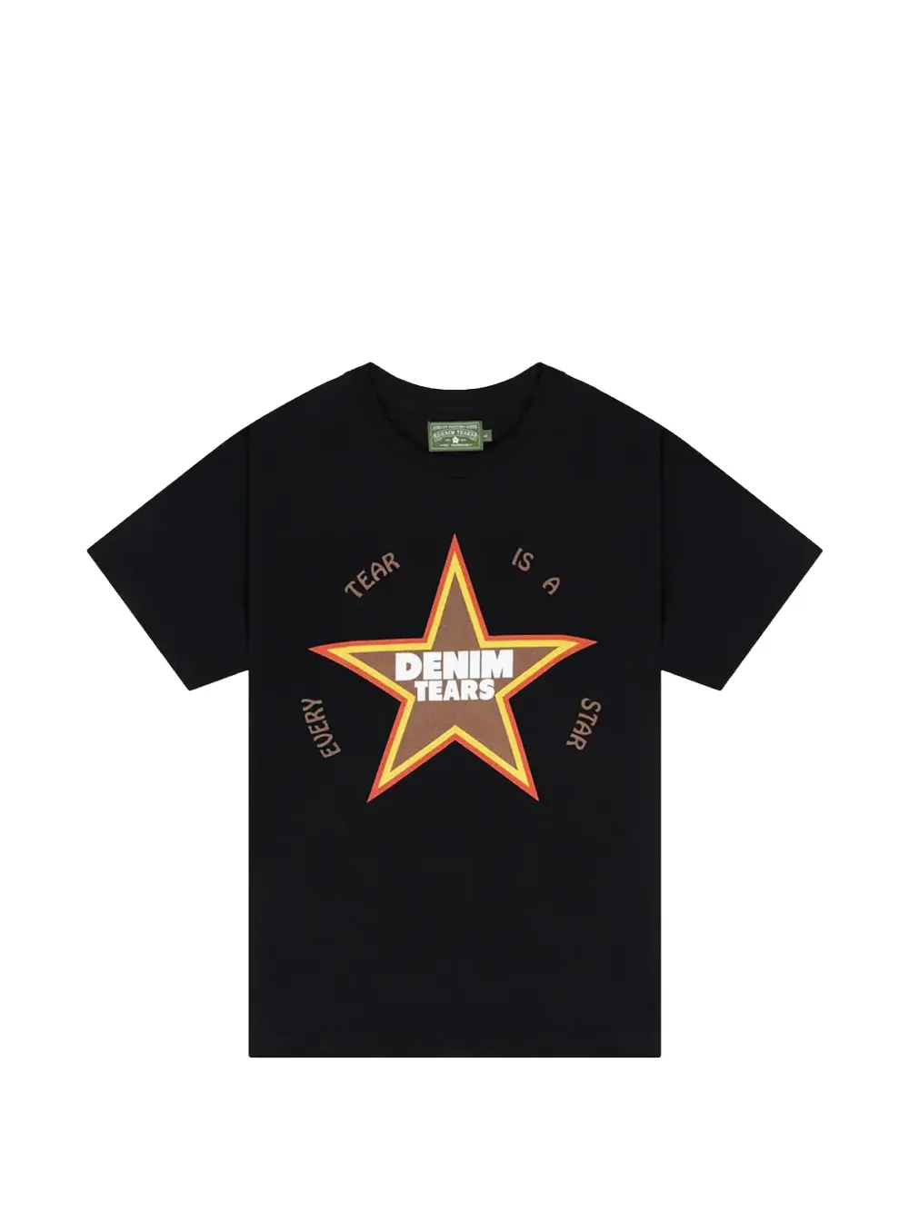 Denim Tears star-print T-shirt - Nero