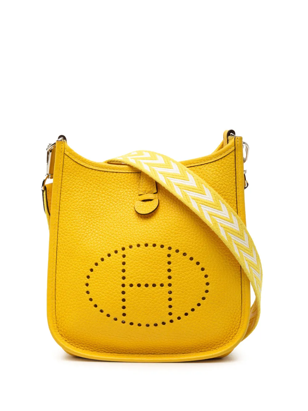 Hermès Pre-Owned 2019 Clemence Amazone Evelyne TPM 16 crossbody bag - Yellow