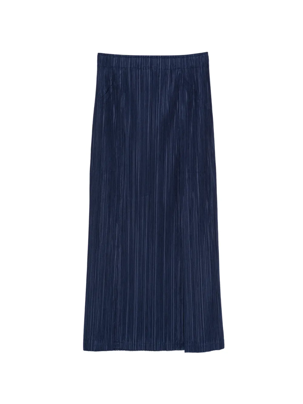 Pleats Please Issey Miyake pleated midi skirt - Blu