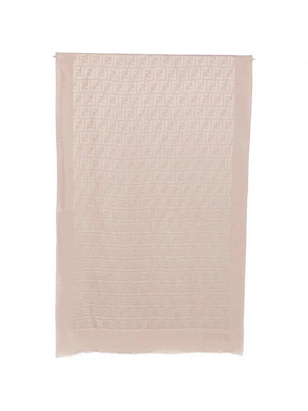 FENDI - FF-motif scarf - dames - zijde - Eén