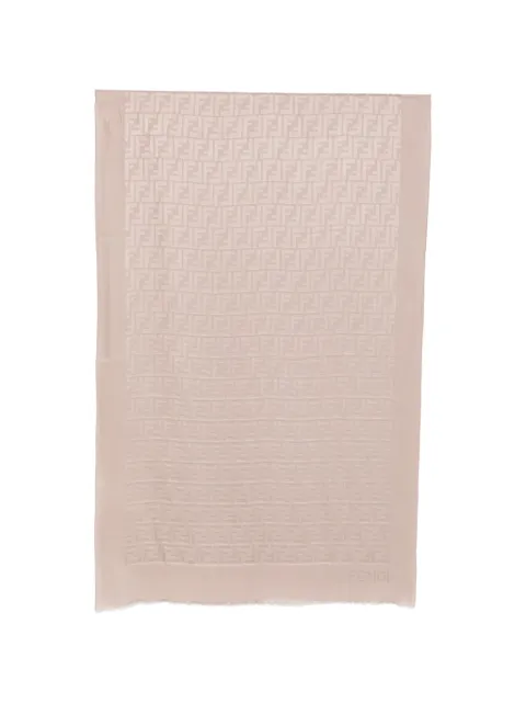 FENDI logo rectangular scarf
