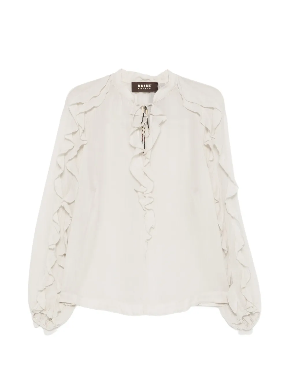 Bazar Deluxe ruffled shirt - Toni neutri