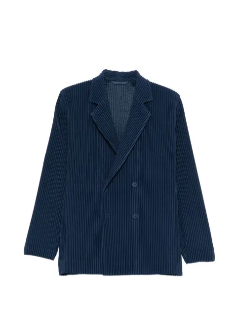 Homme Plissé Issey Miyake blazer à boutonnière croisée