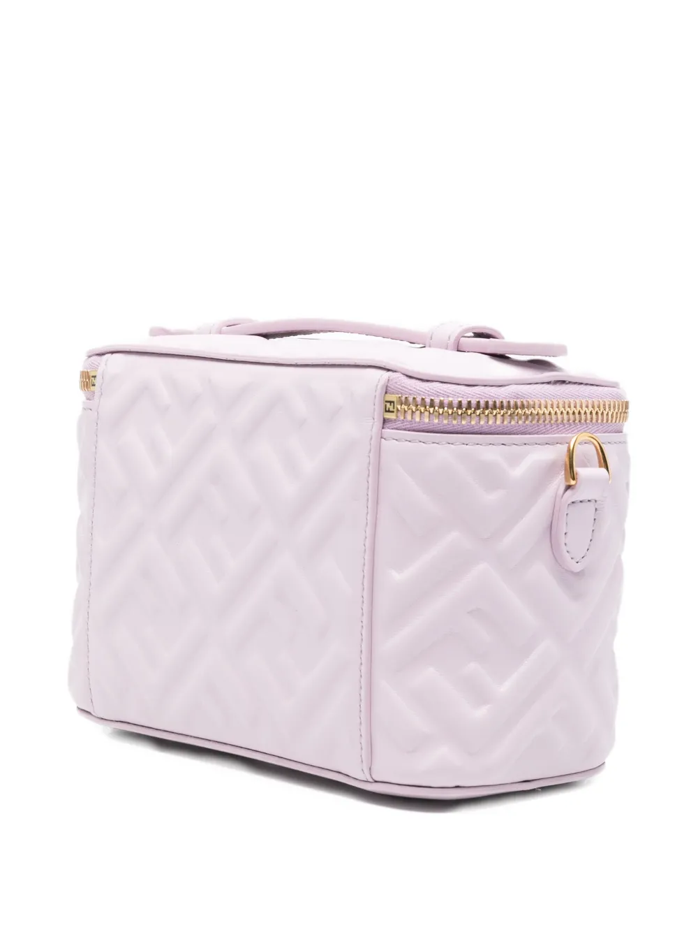 Fendi Quilted-design Shoulder Bag - Purple 