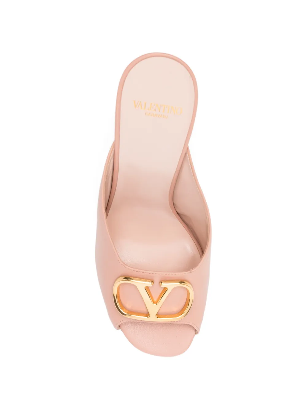 Valentino Garavani Sandalen verfraaid met logo Roze