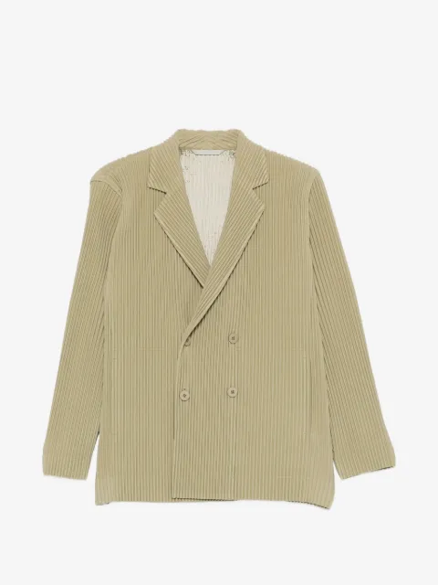 Homme Plissé Issey Miyake buttoned pleated jacket