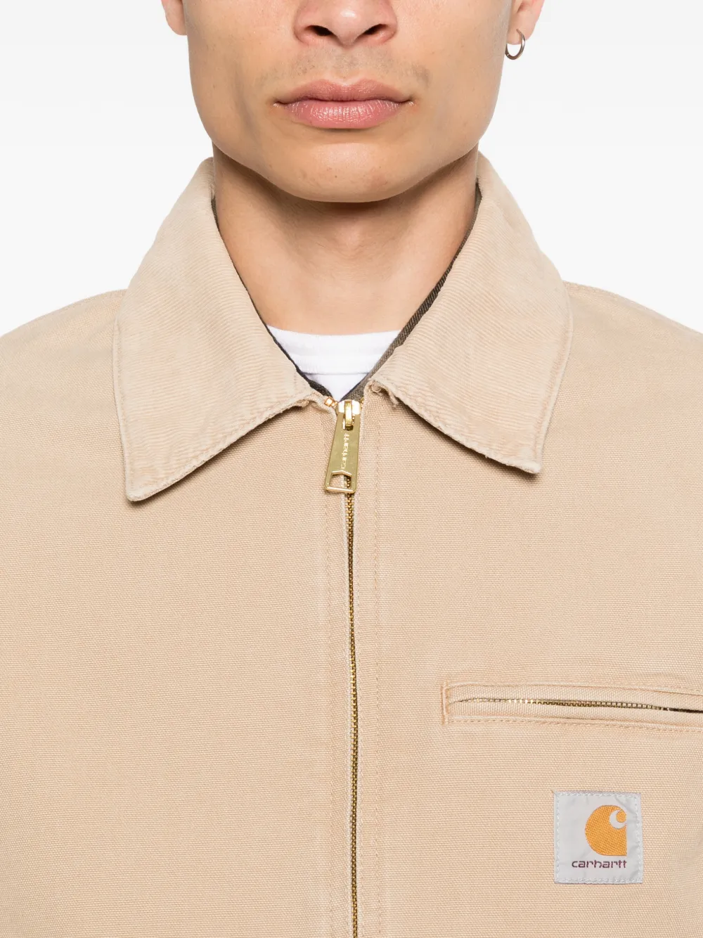 Carhartt WIP Detroit Zip Jacket | Neutrals | FARFETCH ZA Carhartt WIP Detroit Zip Jacket | Neutrals | FARFETCH ZA
