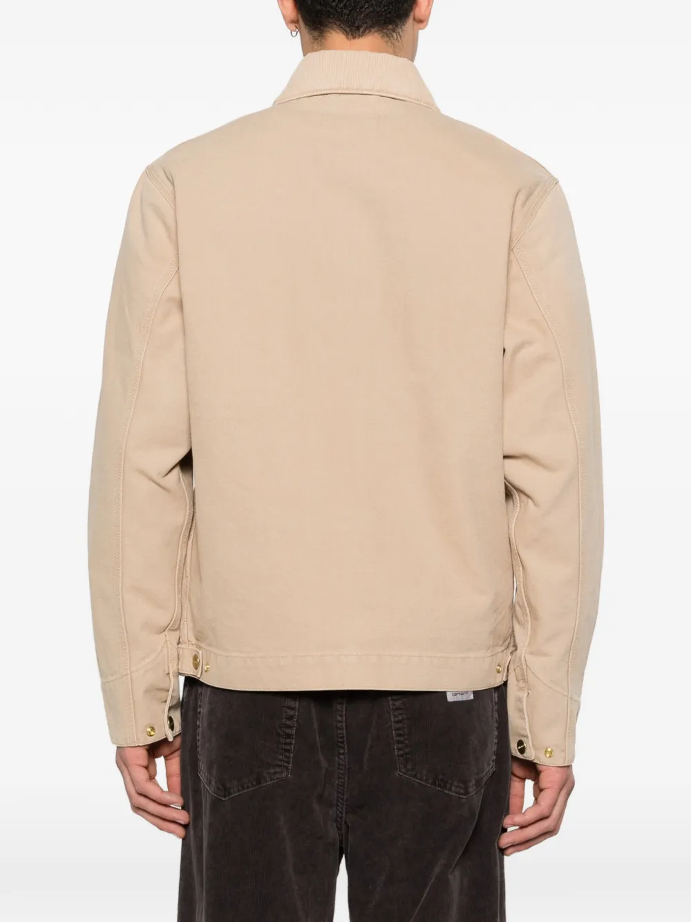 Carhartt WIP Detroit jack met rits Beige