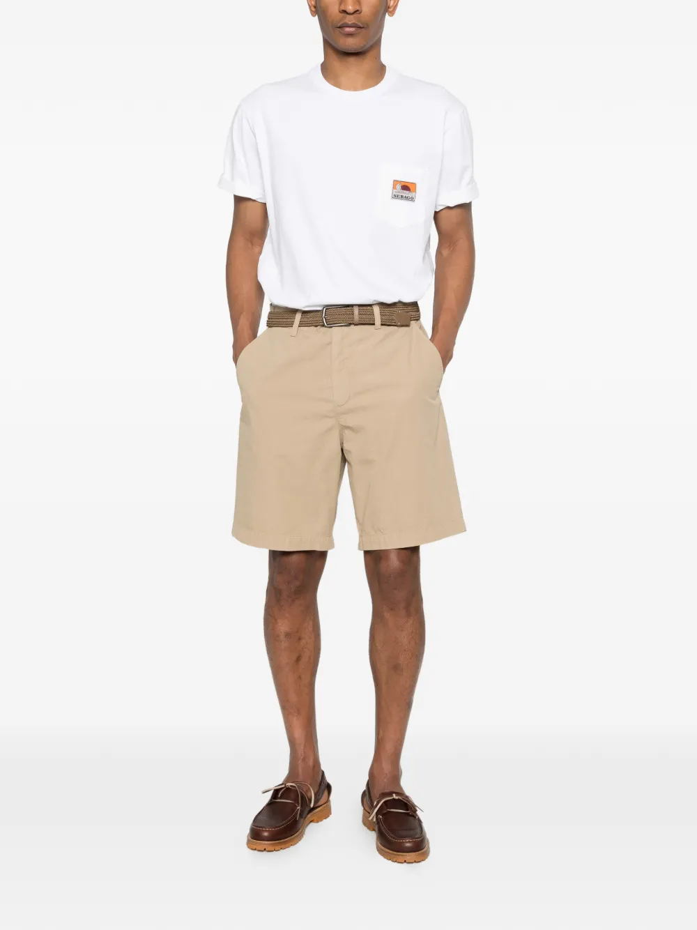 Sebago Sasanoa buttonned shorts - Toni neutri