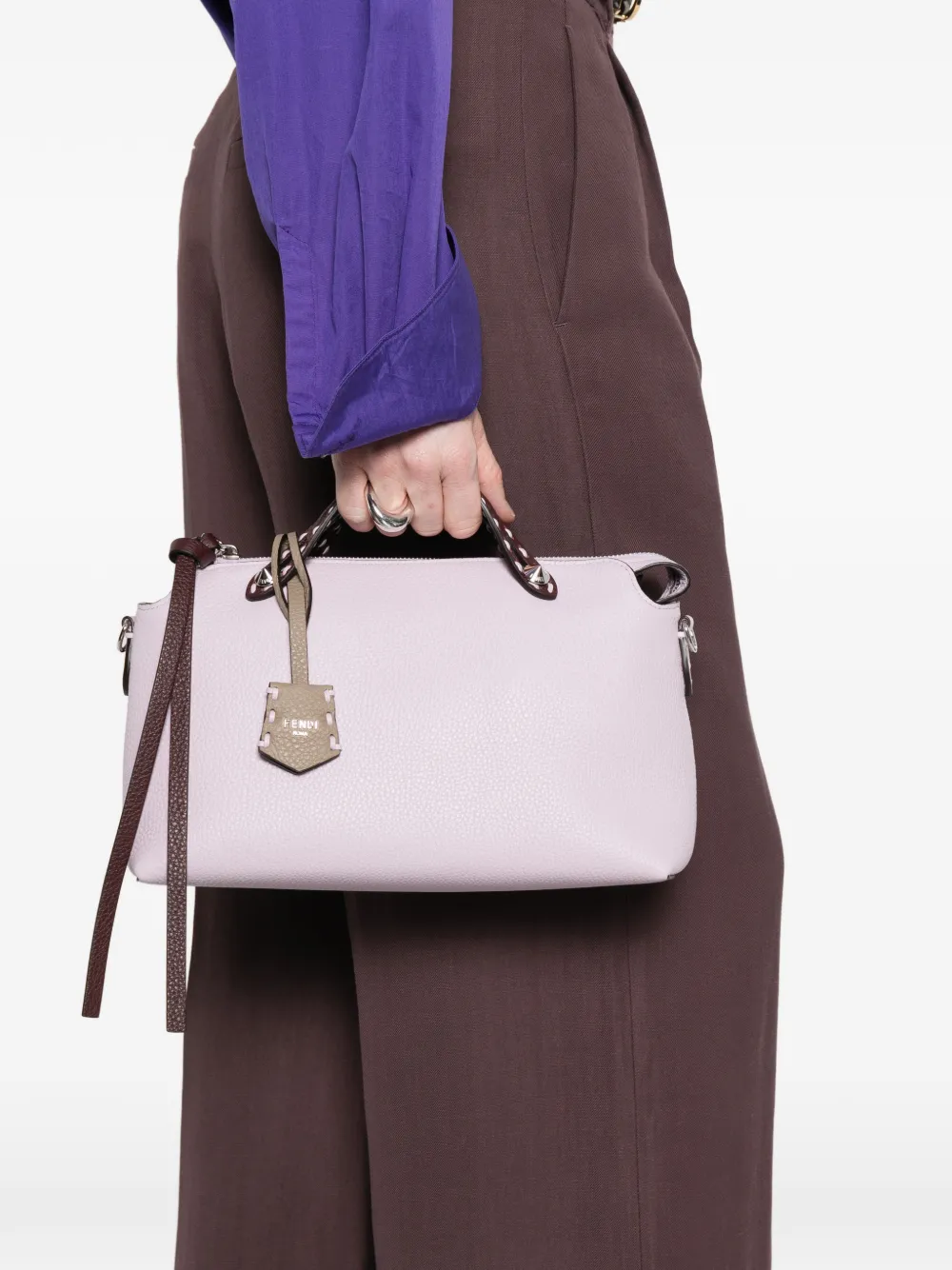 FENDI Medium By The Way Selleria shopper Paars