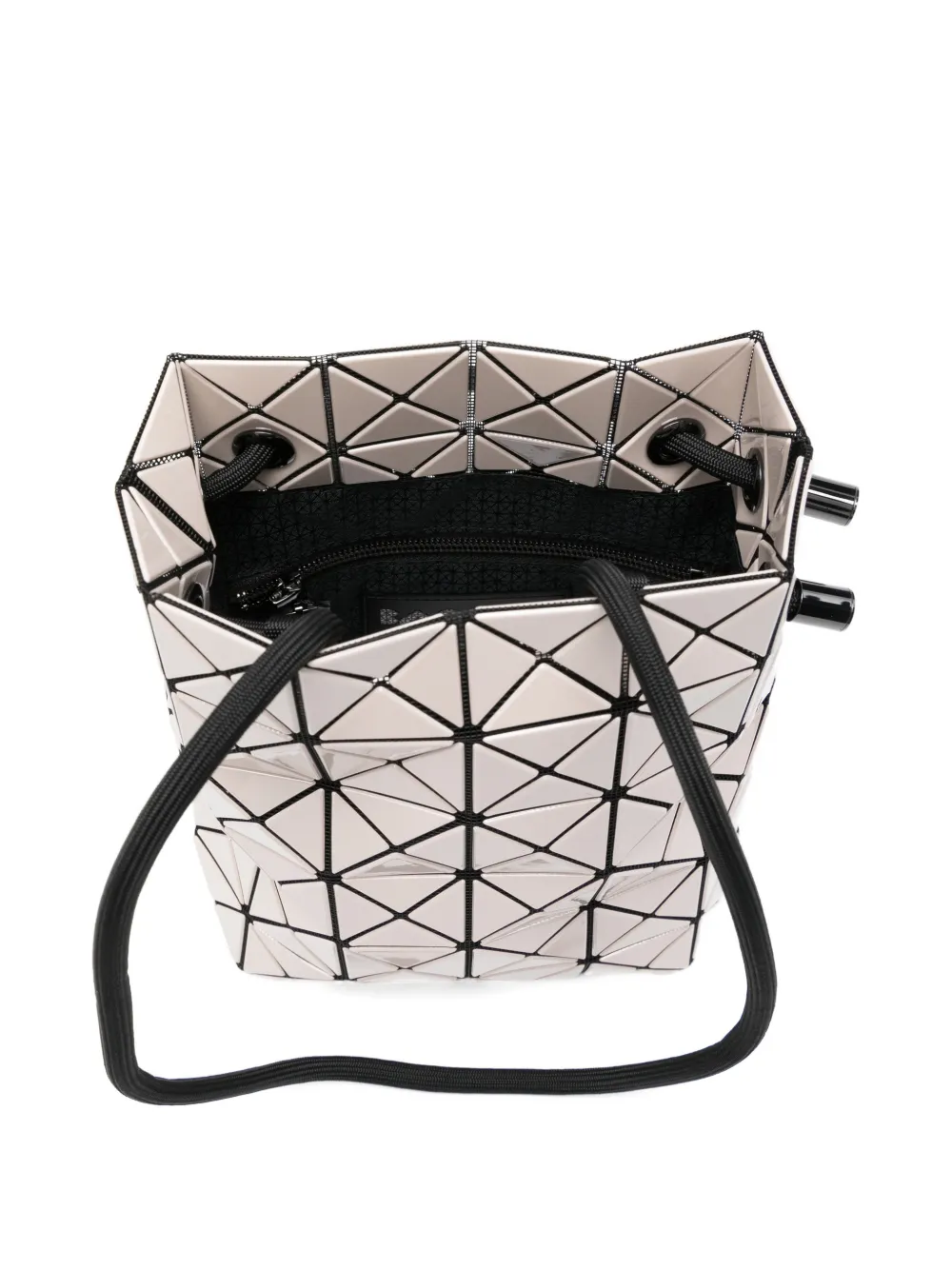 Bao Issey Miyake Schoudertas met geometrisch vlak Beige