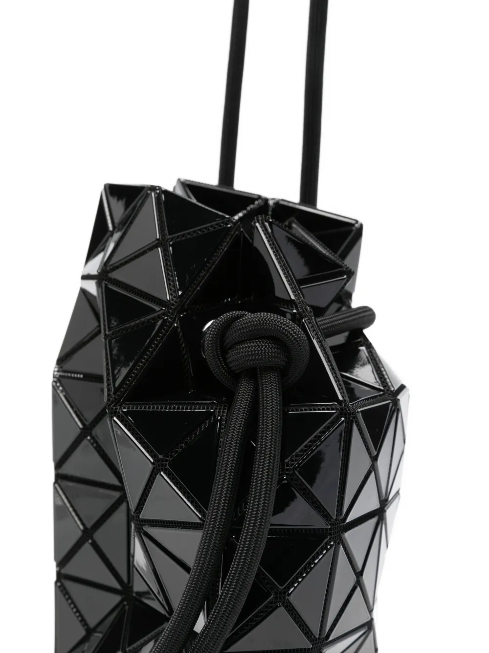 geometric-panel bucket bag