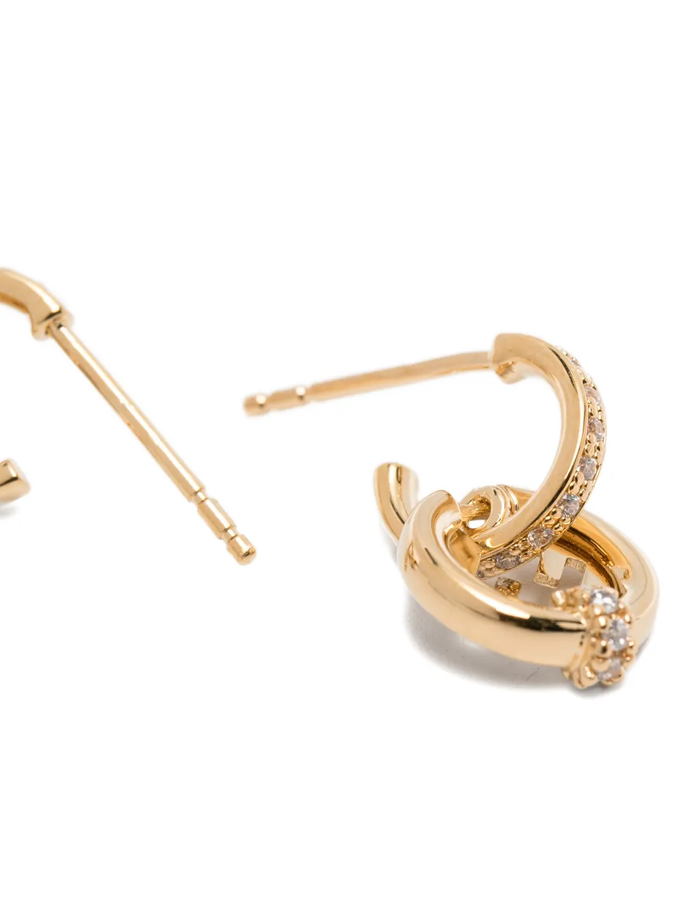  Fendi Pendientes Con Logo - Dorado 