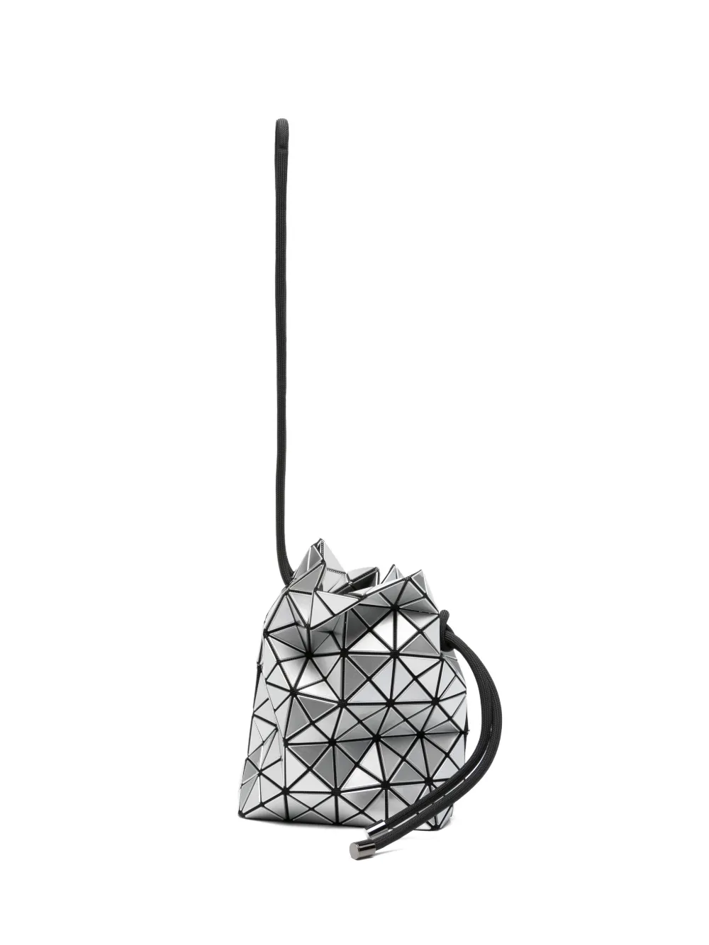 Bao Bao Issey Miyake geometric-print drawstring tote bag - Argento