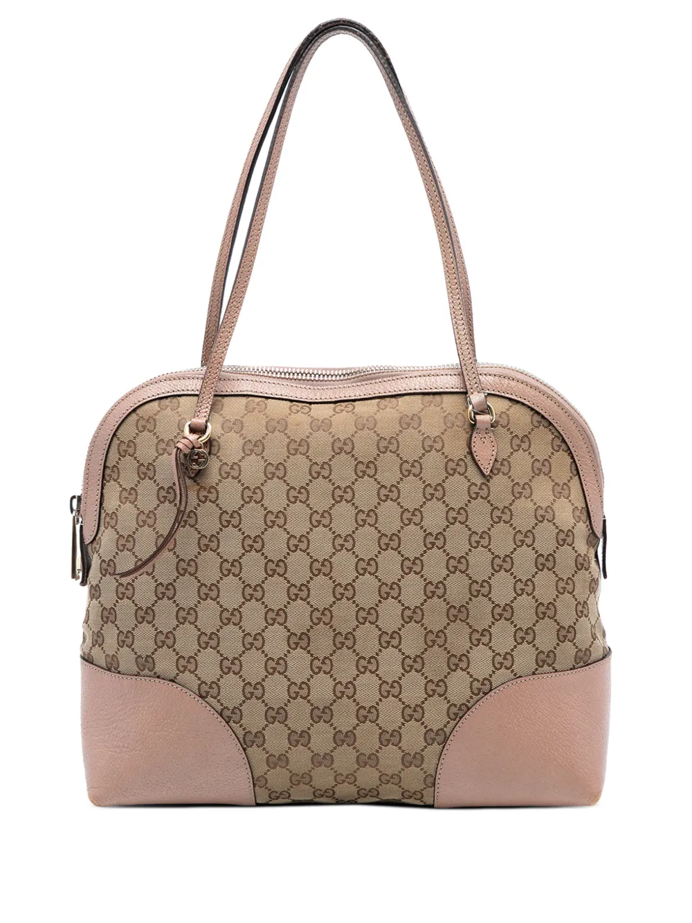 Gucci Pre-Owned 2016-2025 Medium GG Canvas Bree Dome tote bag - Marrone