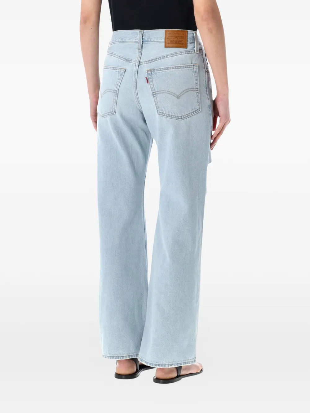Levi's Loose Boot Denim Trousers In Blue